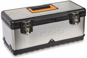 profesionální box na nářadí nerez -plast délka 500 a 570mm, nerezová kovová přepravka box na nářadí BETA, profi box na nářadí nerez inox