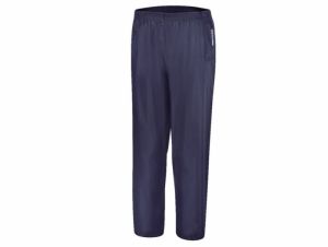 Kalhoty odolné vůči vodě, polyester potažený PVC, s tepelně upravenými švy, tmavě modré, pracovní voděodolné kalhoty BETA