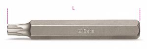 Bit 10mm Torx dlouhý, prodloužené nástavce s profilem Torx, dlouhé torxy s šestihranem 10 mm, náhradní bit 10 mm do sad 
