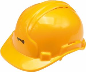 Žlutá přilba ochranná, bezpečnostní pracovní helma