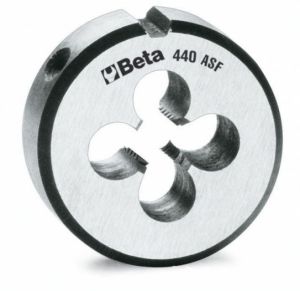 Závitové očko G BETA 440ASG, válcový závit GAS (BSP), plynové závitové očko pro hydrauliku rozvod vzduchu kruhová závitnice z chromové oceli