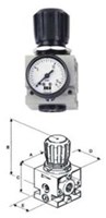 Redukční ventil D502002 - Ventil redukční 3/4", model DM 3/4 W, manometr