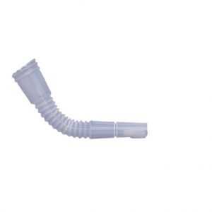 Pružná flexibilní ohebná plastová hubice nástavec k polyetylénové konvi odměrce nálevce