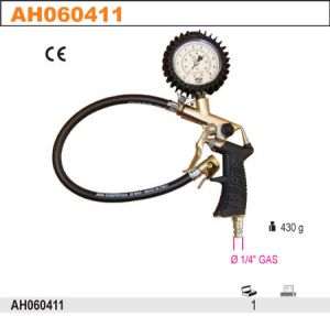 pneuhustič kalibrovaný pro huštění pneumatik 25/D-RB s homologací homologovaný pneuhustič, pistole na plnění pneumatik  itáli 