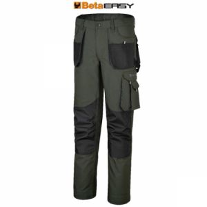Pracovní kalhoty khaky zelené s kapsami Beta 7900V, khaky pracovní montérkové kalhoty T / C, 65% polyester, 35% bavlna, 260 g / m2 beta 