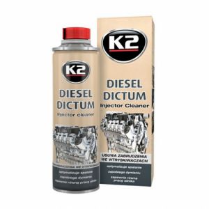 přísad do nafty čistič vstřikovačů K2 DIESEL DICTUM 500 ml ,  odstraňovač nečistot a karbonové usazeniny v palivovém systému dieselových motorů