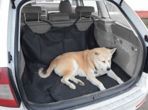 Deka ochranná do kufru auta nebo na zadní sedačky pro psa 140x130cm, ochranný povlak na zadní sedačky pro psa