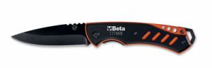 Zavírací nůž BETA čepel z nerezové oceli, lehká rukojeť z eloxovaného hliníku v pouzdře, značkový zavírací nůž Beta tools