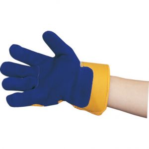 Kvalitní pracovní kožené rukavice vel.10, pevné pracovní rukavice štípenka na dlaních, kloubech a konečcích prstů pro větší ochranu