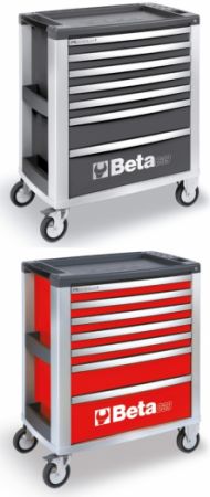 Pojízdný dílenský vozík skříňka na nářadí AKCE BETA C39 hliníkový ,profesionální dílenský vozík hliníková konstrukce NÁŘADÍ BETA profesionální luxusní značková dílenská skříňka na nářadí