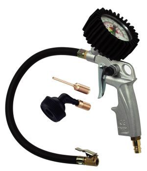 Pneuhustič RM s manometrem- budíkem , dofukovač pneumatik ,míčů, hraček, kol, hustič kol ,plnič pneumatik