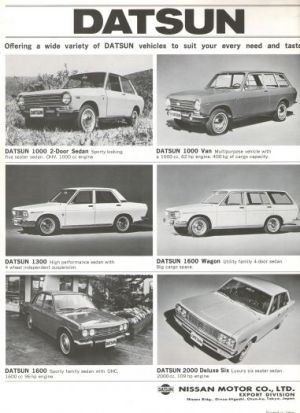 prospekt Datsun 1969