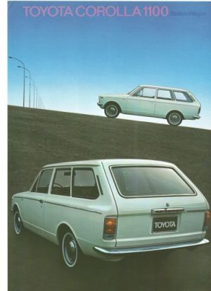 prospekt Toyota Corolla 1100 sttion vagon veterán