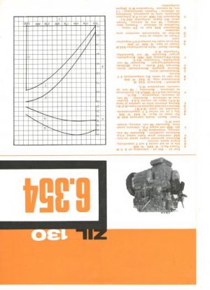 PROSPEKT NA MOTOR zil 130 PERKINS 6.354