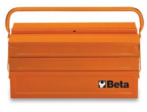 sada palcového nářadí inch BETA v plechové base  71ks, sada nářadí americké rozměry v rozkládací basičce