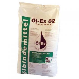 OE 4 - Sypký sorbent Öl-Ex 82  středně těžký polyuretanový sorbent, který saje pouze látky na ropné bázi
