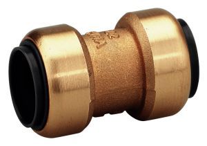 Přímá spojka 15mm 18mm 22mm 28mm pro plastovou nebo hliníkovou trubku na rozvod, svěrná spojka na trubku rozvodu vzduchu schneider-bohemia ,spojka na montáž rozvodu tlakového vzduchu do servisu 