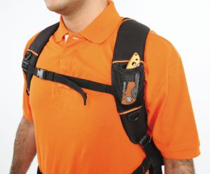 batoh na nářadí Značkový pevný látkový, batoh pro servisní techniky na nářadí a počítač, servisní batoh na nářadí BETA C5, servisní taška batoh s úchyty na nářadí