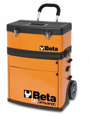 box bedna na nářadí s kolečky a výsuvným držadlem,mobilní servisní vozík na nářadí pro řemeslníky do auta přenosný box na nářadí s kolečky BETA