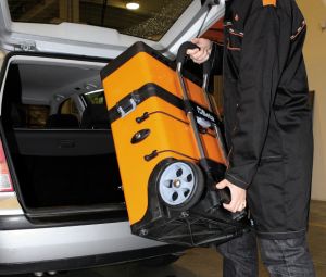 box bedna na nářadí s kolečky a výsuvným držadlem,mobilní servisní vozík na nářadí pro řemeslníky do auta přenosný box na nářadí s kolečky BETA