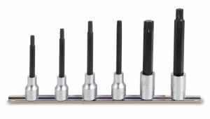 Profesionální Hlavice Torx BETA, délka 120mm / 140mm T20 T25 T27 T30 T40 T45 T50 T55 T60 T70 prodloužené torxy na 1/2" golu,dlouhý torx na golu 12cm extra dlouhé hlavice torx  profi 