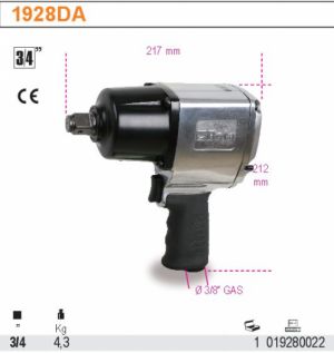 pneumatický utahovák 3/4" velká bouchačka na nákladní auta, pneumatický rázový utahovák BETA