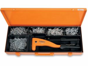 profesionální Sada nýtovací kleště + 700 hliníkových trhacích nýtů, BETA1741/C5 , ruční nýtovací kleště s nýty profi sada 