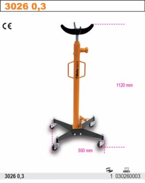 zvedák na převodovky a motory,hydraulická noha na převodovky motory 300kg 500kg  Beta 