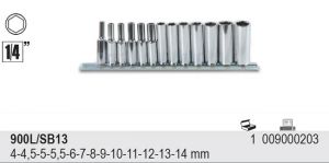 Profi prodloužená hlavice 1/4", oříšek na malou golu Beta DIN3124, dlouhý oříšek BETA na malou golu, gola hlavice BETA 1/4", profi malá hlavice gola jednačtvrtina profesionální hlavice gola 