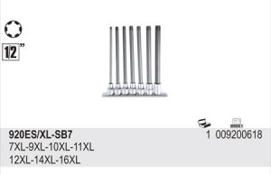 Sada dlouhých hlavic Ribe hranatý profil Torxu ,raybe raibe hranatý torx Ribe, 920ES/XL-SB7, BETA