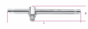 1/4" gola sada BETA v kufříku, 13 šestihranných ořechů 4-14mm + 5 kusů dalšího příslušenství