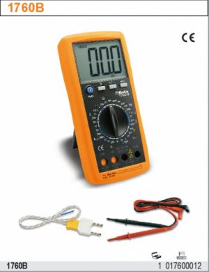 Digitální multimetr BETA 1760B, měřič napětí