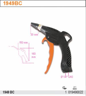 Profukovací pistole s regulací, ofukovací pistole BETA 1949BC, profesionální  ofukovačka 