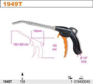 Teleskopická ofukovací pistole BETA 1949T, progresívní ofukovačka
