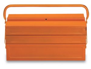 plechová basa na nářadí BETA 2120/C20, s pěti díly 450x200x210 mm, nářaďová basa, přenosná kovová skříňka na nářadí