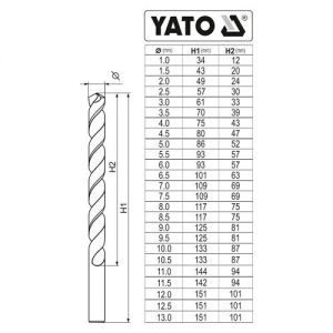 Sada vrtáků na kov 25ks HSS-COBALT 1-13mm pro použití do legované i nelegované oceli do pevnosti v tahu 900 N/mm2, do nerezové oceli V2A/V4A, šedé litiny, ocelolitiny a oceli odolné vůči kyselinám