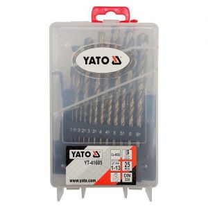 Sada vrtáků na kov 25ks HSS-COBALT 1-13mm pro použití do legované i nelegované oceli do pevnosti v tahu 900 N/mm2, do nerezové oceli V2A/V4A, šedé litiny, ocelolitiny a oceli odolné vůči kyselinám