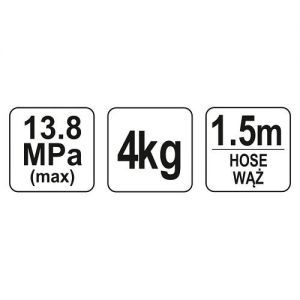 Ruční maznice, ruční pákový mazací lis 4kg