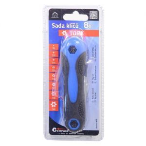 Sada torx T9; T10; T15; T20; T25; T27; T30; T40.