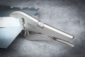Kleště samosvorné 225 mm přestavitelné zuby, kleště zajišťovací samosvorné, kleště podržky ameriky, samosvorky klempířské, svářečské kleště samosvorné, klempířské kleště samodržící, kleště podržky
