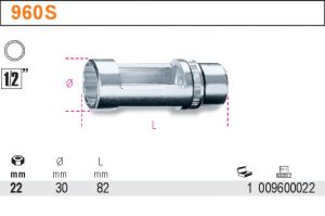 Hlavice pro vstřikovací trysku diesl, otevřený nástrčný klíč 1/2", nástrčná hlavice na vstřikovací trysky naftových motorů