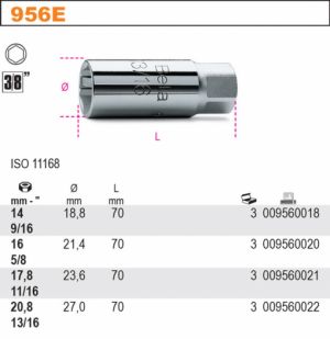 profi hlavice na zapalovací svíčky s pojistnou planžetou na 3/8" golu svíčák 14mm 16mm 18mm 21mm  ořech profi na svíčky Beta 14mm 16mm 17,8mm 20,8mm svíčkový klíč na golu a klíč 