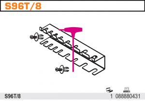 ÚCHYT NA KLÍČE 96T/97TTX - Háčky na nářadí pro kovovou desku BETA PV1 a PV1,5 držáky nářadí