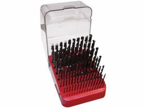 Sada vrtáků 91-dílná 1,00-10,00x0,1mm vrtáky do kovu velká sada vrtáků do železa v přehledném plastovém stojanu sada po 0,1 mm
