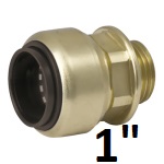 Šroubení na rozvod stlašeného vzduchu 1/2" 3/4" 1" 15mm, 18mm, 22mm trubka Přímá spojka s vnějším závitem pro stlačený vzduch