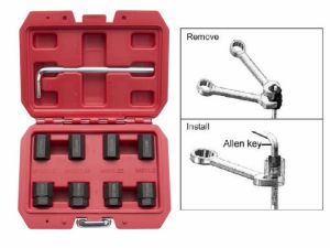 přípravek na vytočení a montáž svorníku  M6 x 1,0 mm, M8 x 1,25 mm, M10 x 1,25 mm, M10 x 1,5 mm, sada na vatahování a zatáčení závrtných šroubů svorníků 