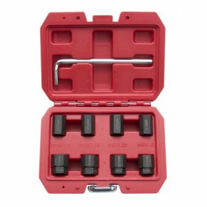přípravek na vytočení a montáž svorníku  M6 x 1,0 mm, M8 x 1,25 mm, M10 x 1,25 mm, M10 x 1,5 mm, sada na vatahování a zatáčení závrtných šroubů svorníků 