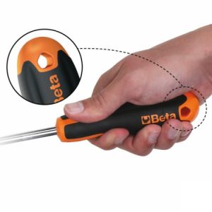 šroubovák plochý profi Beta 1201E Evox, profesionální šroubovák plochý všechny velikosti, profi plochý šroubovák Beta Tools velikost dle varianty 
