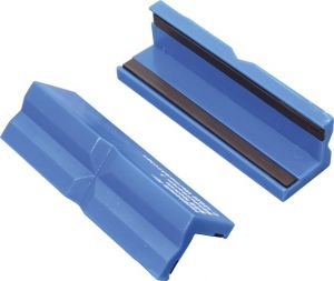 prizmatické čelisti do svěráku plastové magnetické 100mm, čelisti do svěráku plast prizma 10cm, ochranné čelisti pro svěrák prizma 10cm