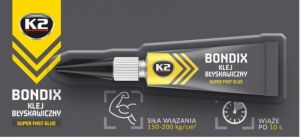 vteřinové lepidlo 3g, K2 BONDIX 3 g - vteřinové lepidlo